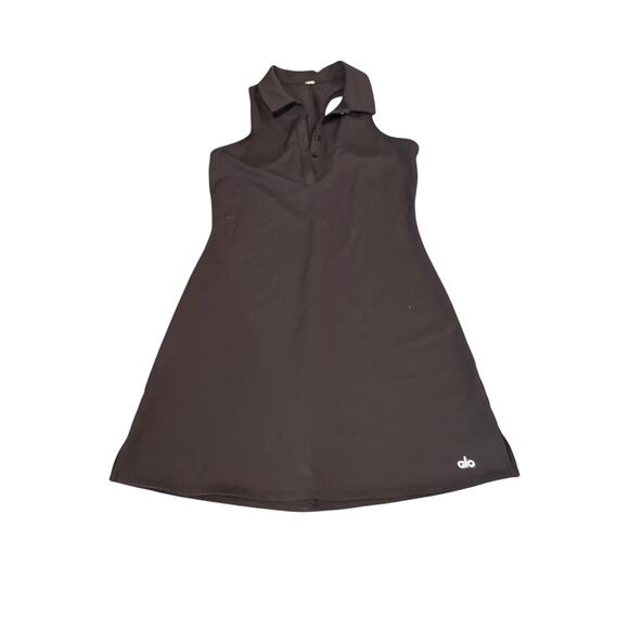 ALO Yoga Deep Blue Sleeveless Mini Dress - Picture 6 of 10